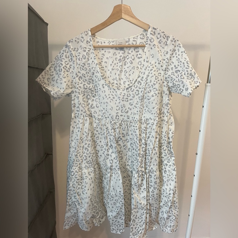 A New Day White Tiered Dress